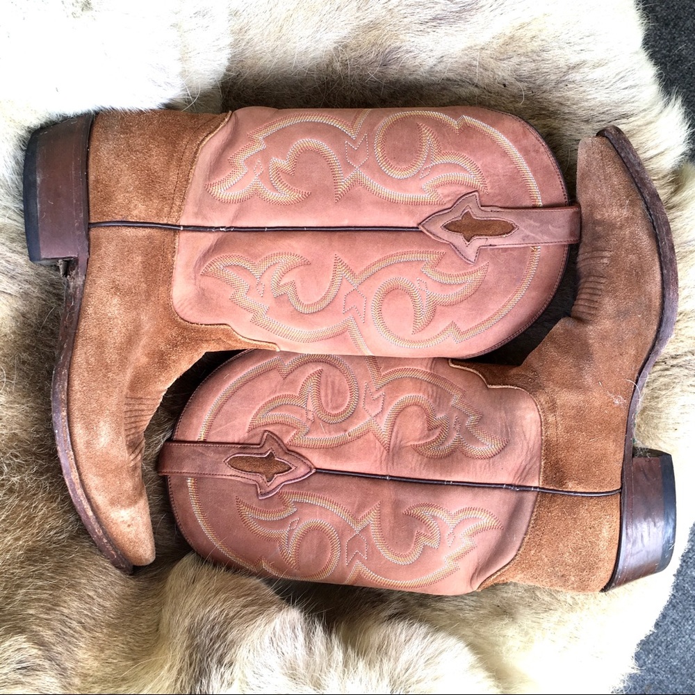 Resistol leather cowboy boots